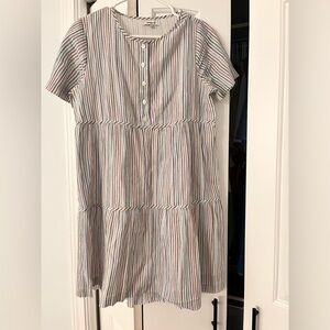 Madewell Multicolor Striped Blouse Medium